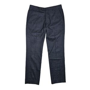 Todd Snyder Sutton Fit CERRUTI Dress Pants Men 33x29 Navy Flannel Speckled Fleck